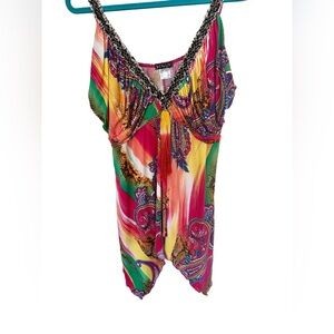 VENUS Colorful Paisley Tank Top